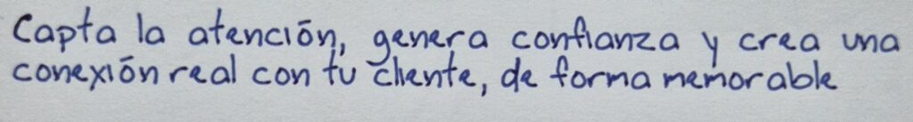 cartas manuscritas para empresas con bolígrafo real